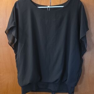 Elegant Black Women's Top